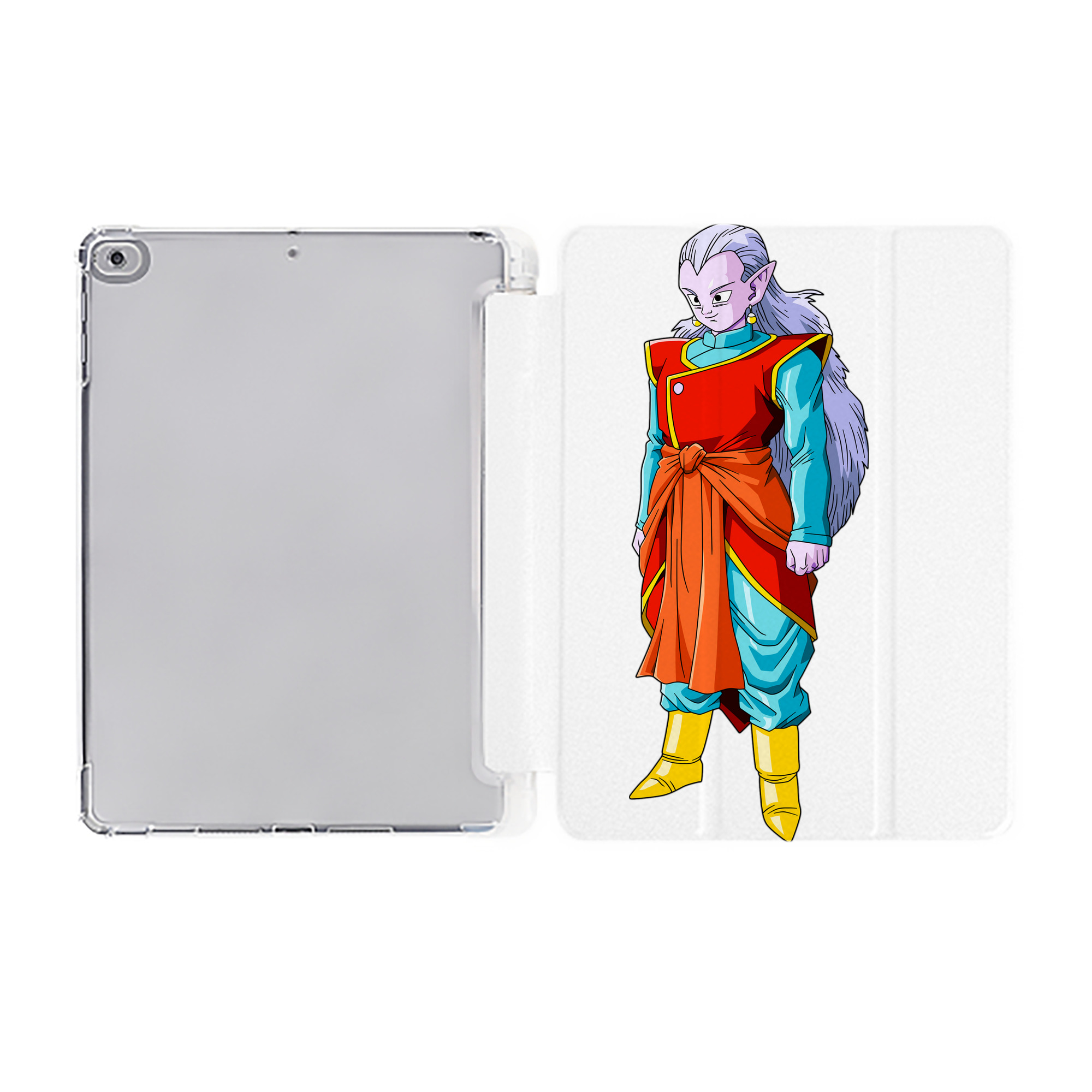 （画像用） ドラゴンボール DRAGON BALL IPad ケース ペン収納付き 三つ折りスタンド PUレザー×シリコン 対応機種9.5/10.5/10.9インチ
